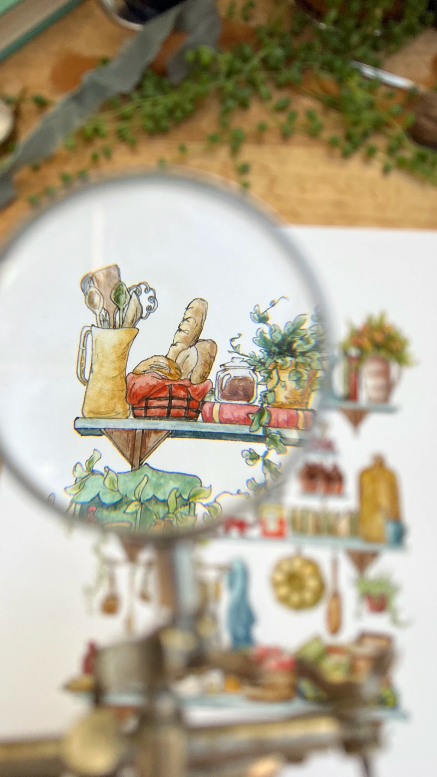 The Baker's Shelves Giclée Print