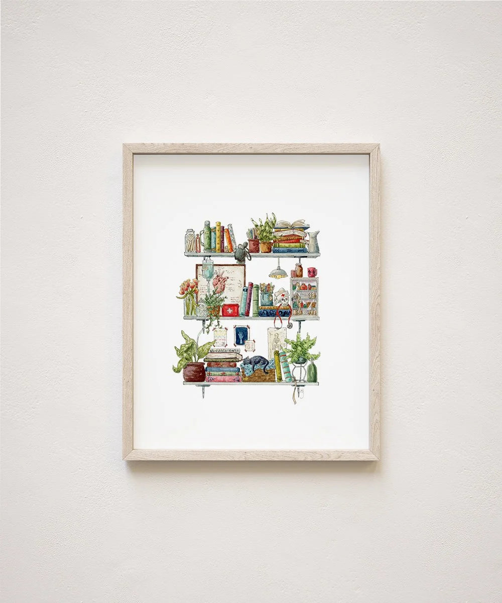 The Nurse's Shelves Giclée Print