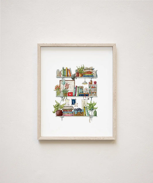 The Nurse's Shelves Giclée Print