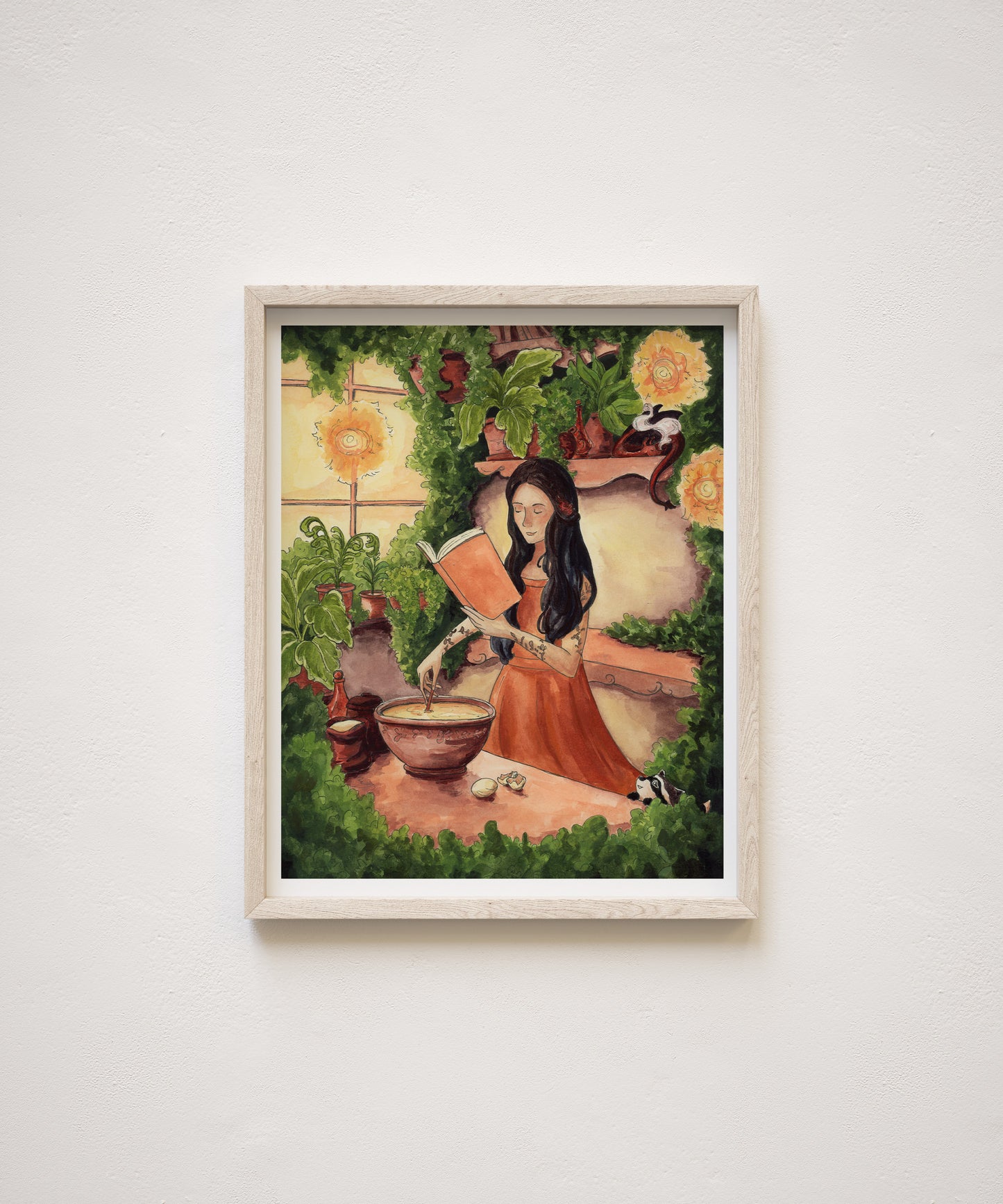 Reading Transports You: Cozy Fantasy Giclée Print