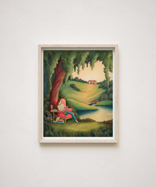 Reading Transports You: Regency Romance Giclée Print