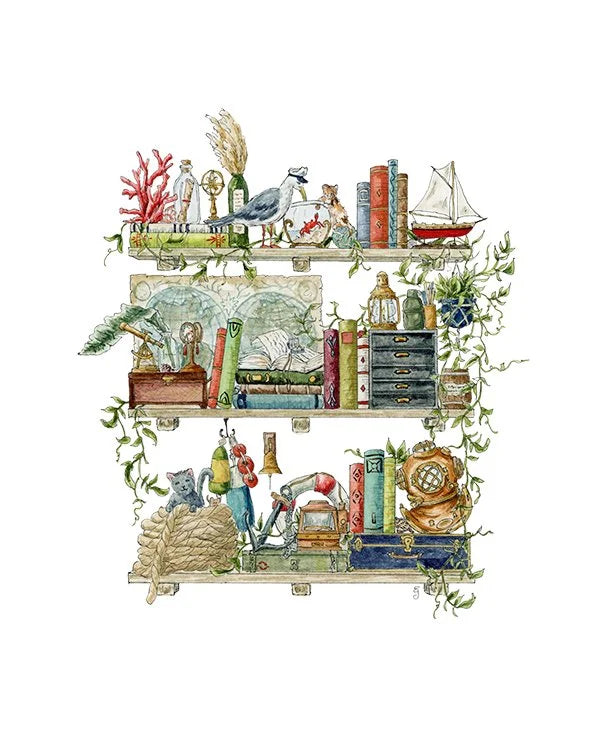 The Sailor's Shelves Giclée Print