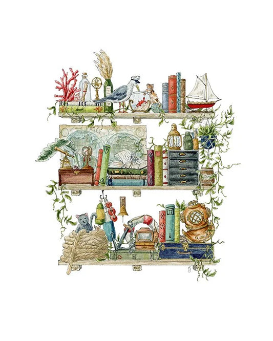 The Sailor's Shelves Giclée Print
