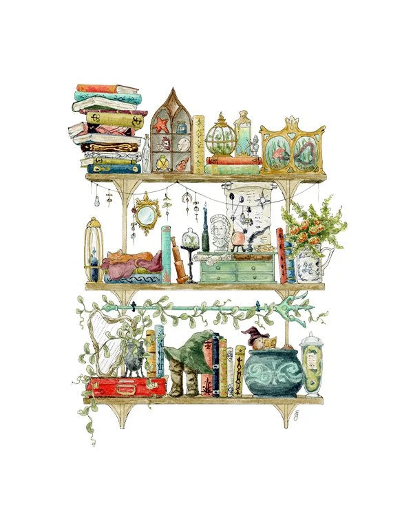 The Sea Witch's Shelves Giclée Print