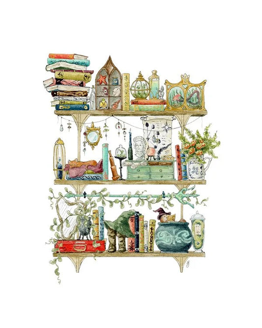 The Sea Witch's Shelves Giclée Print