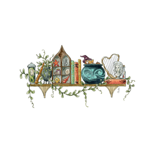 The Mini Sea Witch's Shelf Giclée Print