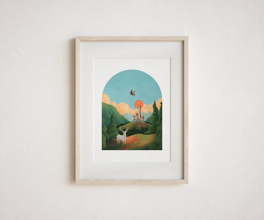 Throne of Glass - Terrasen Print