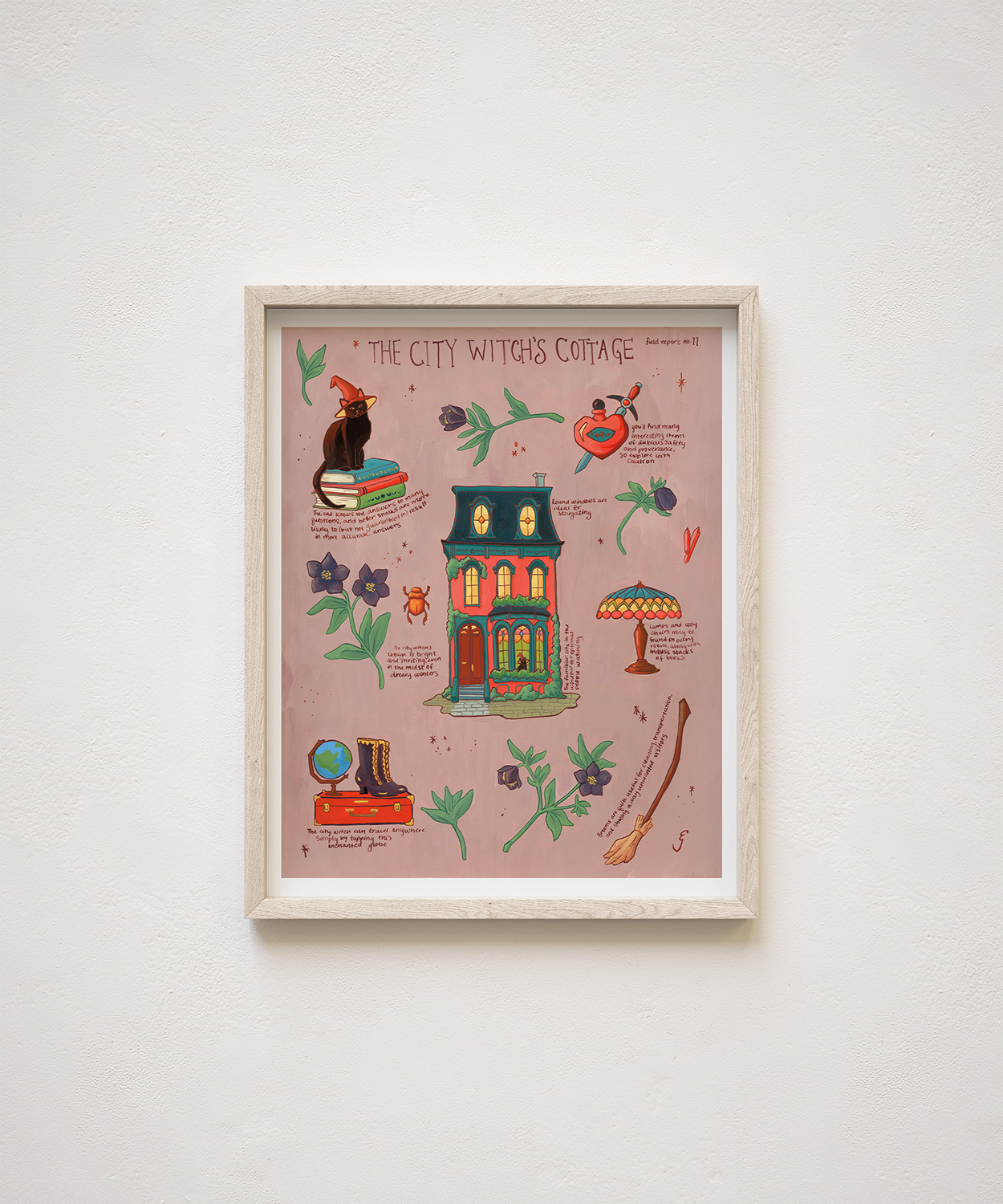 The City Witch's Cottage Field Report Giclée Print