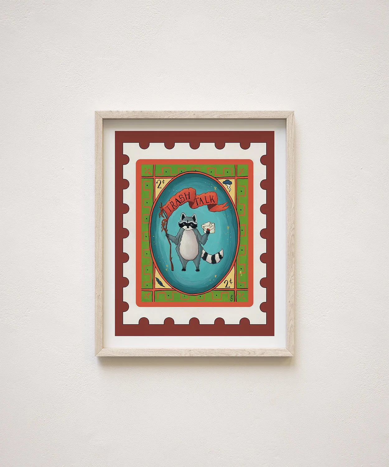 Trash Talk Stamp Print