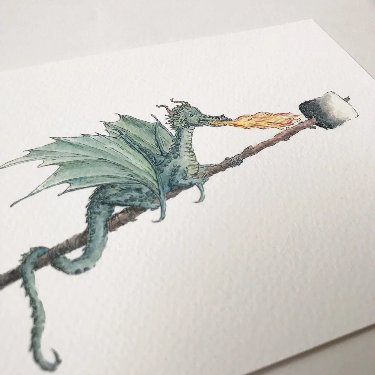 S'Mores Dragon Giclée Print