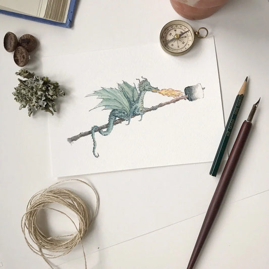 S'Mores Dragon Giclée Print